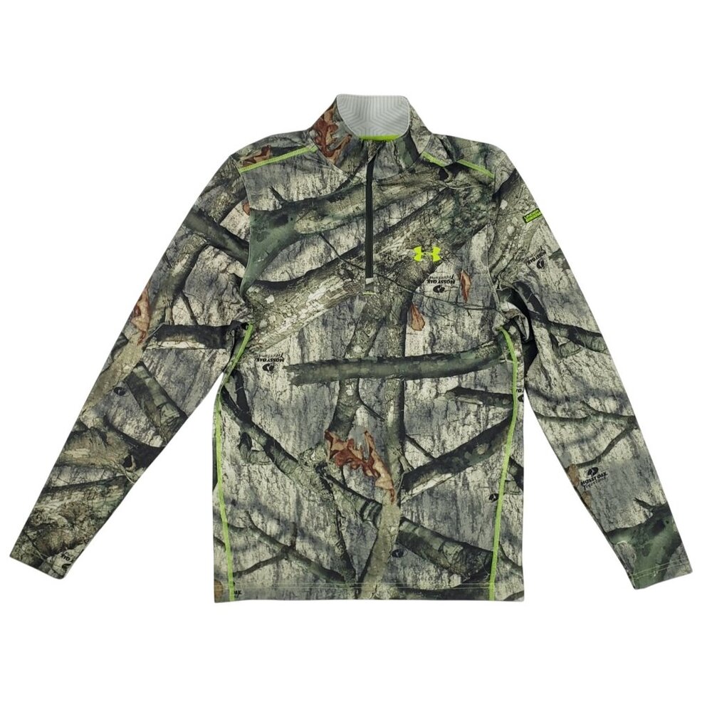 Under Armour Shirt Med Men Realtree Camo Hunting Compression Scent Control NWOT